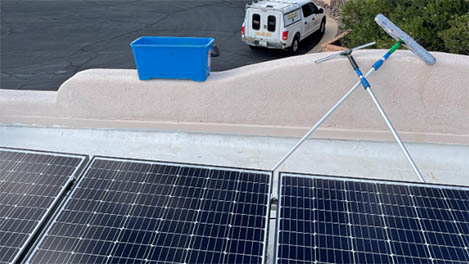 solar panel cleaning around Sonoita